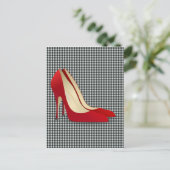 Carte Postale chaussures à talon rouge (Debout devant)