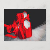 Carte postale Chaussures de ballet (Devant)