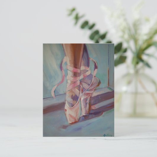 Carte Postale Chaussures de ballet (Debout devant)
