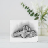 Carte postale Chaussures de ballet (Debout devant)
