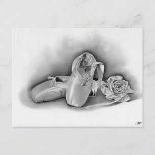 Carte postale Chaussures de ballet