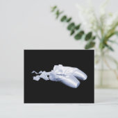 Carte Postale Chaussures de Ballet Bleu (Debout devant)