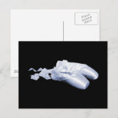 Carte Postale Chaussures de Ballet Bleu (Devant / Derrière)