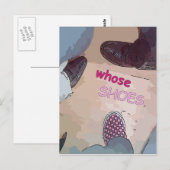 Carte Postale Chaussures de dont (Devant / Derrière)