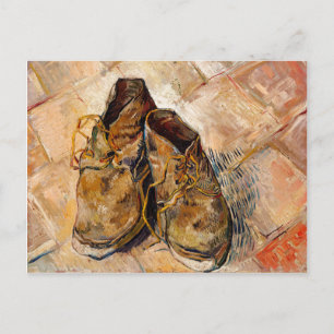 Carte Postale Chaussures de Van Gogh Peinture Art