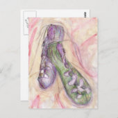 Carte Postale Chaussures douces irlandaises (Devant / Derrière)