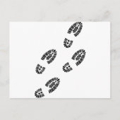 Carte Postale Chaussures - Empreinte (Devant)