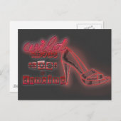 Carte Postale chaussures et danse (Devant / Derrière)