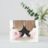 Carte postale Chaussures florales (Debout devant)