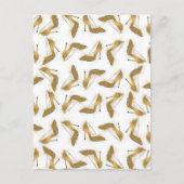 Carte Postale Chaussures haute talon cool à parties scintillant  (Devant)