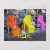 Carte Postale Chaussures Merci (Devant)