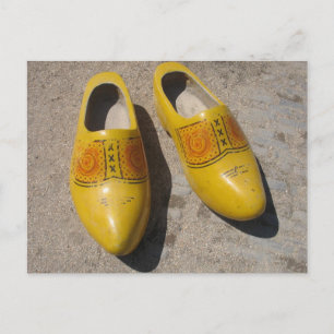 Carte Postale Chaussures néerlandaises en bois en Hollande Clogs