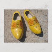 Carte Postale Chaussures néerlandaises en bois en Hollande Clogs (Devant)