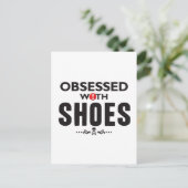 Carte Postale Chaussures obsédées (Debout devant)