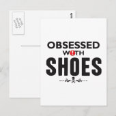 Carte Postale Chaussures obsédées (Devant / Derrière)
