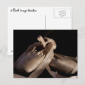 Carte postale Chaussures Pointe (Ballet) (Devant / Derrière)