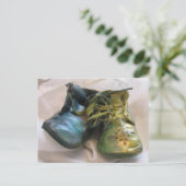 Carte postale Chaussures pour bébé (Debout devant)