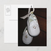 Carte Postale Chaussures pour bébés (Devant / Derrière)