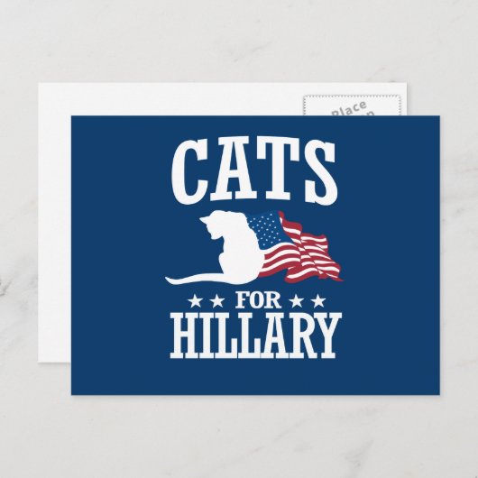 CARTE POSTALE CHAUSSURES POUR HILLARY (Devant / Derrière)