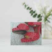Carte Postale Chaussures rouges (Debout devant)