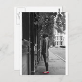 Carte Postale Chaussures rouges (Devant / Derrière)