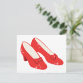 Carte Postale Chaussures rouges Ruby (Debout devant)
