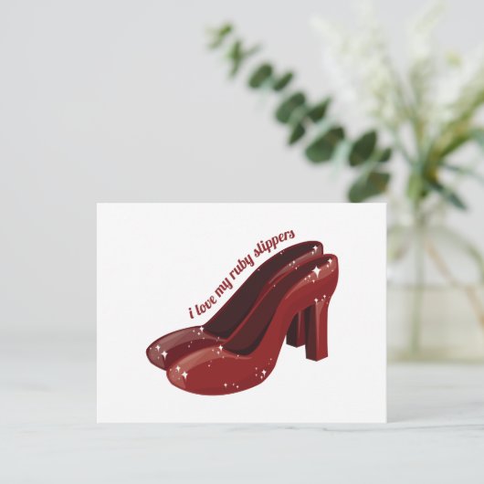 Carte Postale Chaussures Ruby (Debout devant)