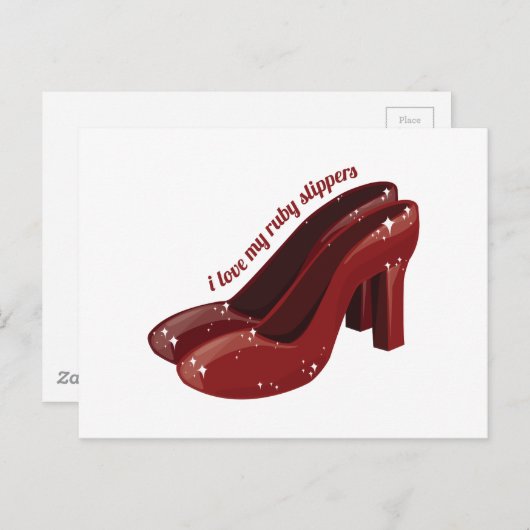 Carte Postale Chaussures Ruby (Devant / Derrière)