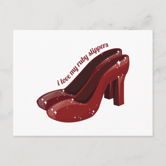Carte Postale Chaussures Ruby (Devant)