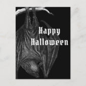 Carte Postale Chauve-souris gothique Halloween (Devant)