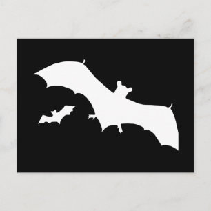 Carte Postale Chauves-souris d'Halloween