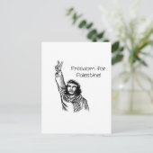 Carte Postale Che Guevara, Liberté pour la Palestine ! (Debout devant)