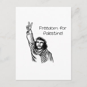 Carte Postale Che Guevara, Liberté pour la Palestine !