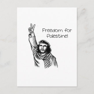 Carte Postale Che Guevara, Liberté pour la Palestine !