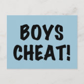 Carte Postale Cheat de Boys (Devant)