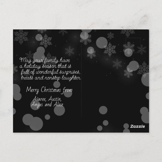 Carte Postale Cheeky Bee Dear Santa I Really Tried (Dos)