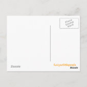 Carte Postale Cheeky Monkey (Dos)