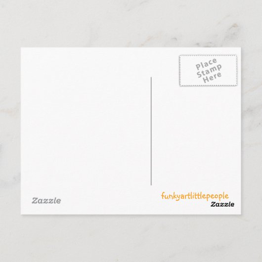 Carte Postale Cheeky Monkey (Dos)