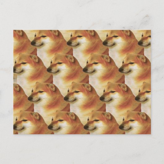 Carte postale Cheems Meme (Devant)