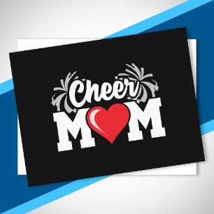 Carte Postale Cheer Mom - Pom-pom girl de lycée - Cheerled