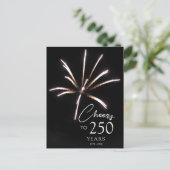 Carte Postale Cheers to 250 Years Sestercentennial 4th of July (Debout devant)