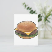 Carte Postale Cheeseburger (Debout devant)