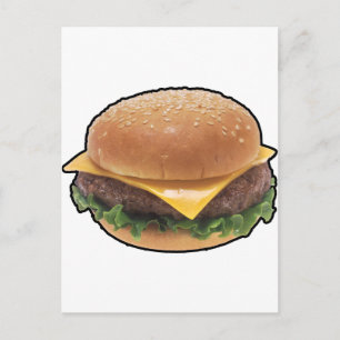 Carte Postale Cheeseburger