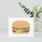 Carte Postale Cheeseburger (Debout devant)