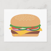 Carte Postale Cheeseburger (Devant)