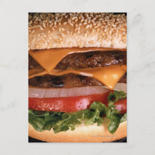 Carte Postale Cheeseburger