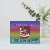 CARTE POSTALE CHEESECAKE (Debout devant)
