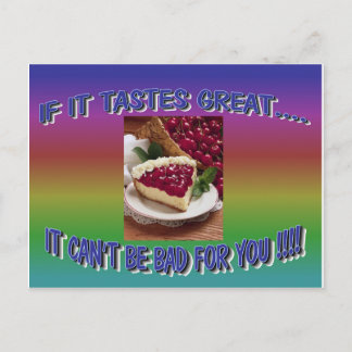 CARTE POSTALE CHEESECAKE