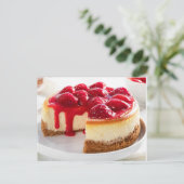 Carte Postale Cheesecake (Debout devant)