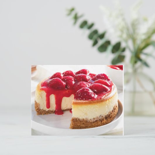 Carte Postale Cheesecake (Debout devant)